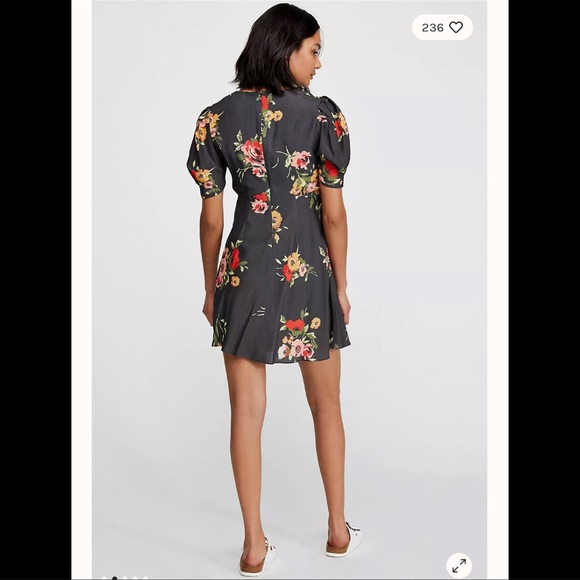 Free People Neon Garden Mini Dress size 8 - Picture 5 of 14